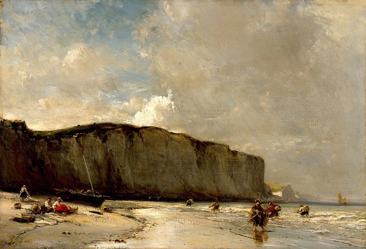 Vista lungo la costa normanna - Museo delle Belle Arti, Houston